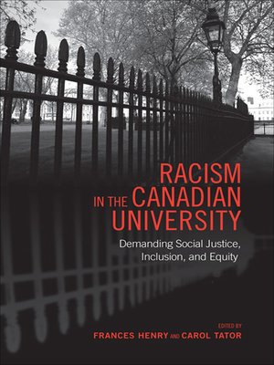 cover image of Racism in the Canadian University